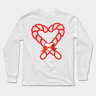 CANDYCANE HEART Long Sleeve T-Shirt